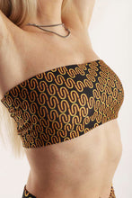 Load image into Gallery viewer, Yellow Signal Light Bandeau Top