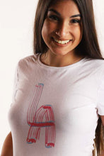 Load image into Gallery viewer, LA Neon Lights Crop Tee