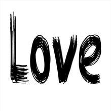 Load image into Gallery viewer, Love Black Marina Lights Round Neck Poly Fabric T-Shirt