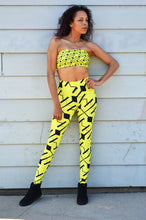 Load image into Gallery viewer, Yellow Neon Leggings
