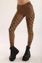 Load image into Gallery viewer, Yellow Signal Light Painting 2 Leggings