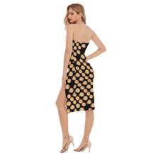 Load image into Gallery viewer, Light bulbs - All-Over Print Women's Side Split Tube Top Dress -
