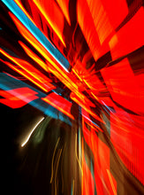 Load image into Gallery viewer, Cal Trans Building Light Painting Flare Skirt
