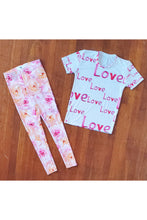 Load image into Gallery viewer, Love Open Neon Sign Light Painting Women's All Over Print Shirt
