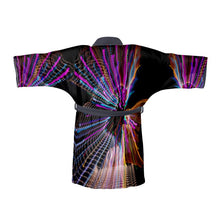 Load image into Gallery viewer, Neon Lights "Light Painting" Kimono/Wedding Robe
