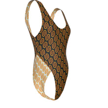 Load image into Gallery viewer, Yellow Signal Light All-Over Print Women's One-piece Swimsuit | Double-sides Printed
