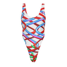 Load image into Gallery viewer, Columbus Street Lights All-Over Print Women's One-piece Swimsuit | Double-sides Printed
