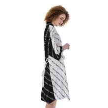 Load image into Gallery viewer, Wild Beautiful All-Over Print Women's Satin Kimono Robe
