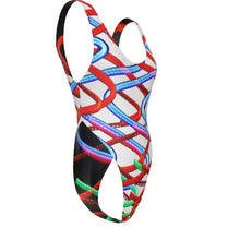 Load image into Gallery viewer, Columbus Street Lights All-Over Print Women's One-piece Swimsuit | Double-sides Printed
