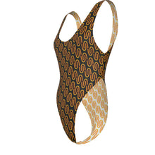 Load image into Gallery viewer, Yellow Signal Light All-Over Print Women's One-piece Swimsuit | Double-sides Printed
