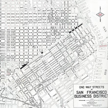 Load image into Gallery viewer, San Francisco 1971 Map Yoga Leggings

