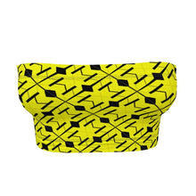 Load image into Gallery viewer, Yellow neon Light Bandeau top
