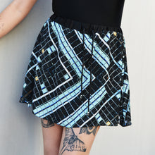 Load image into Gallery viewer, Hunter's Point Building Flared Mini Skirt
