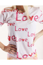 Load image into Gallery viewer, Love Open Neon Sign Light Painting Women's All Over Print Shirt
