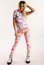 Load image into Gallery viewer, Love Open Neon Sign Light Painting Women's All Over Print Shirt
