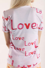 Load image into Gallery viewer, Love Open Neon Sign Light Painting Women's All Over Print Shirt
