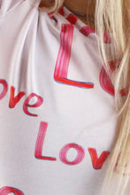 Load image into Gallery viewer, Love Open Neon Sign Light Painting Women's All Over Print Shirt
