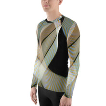 Load image into Gallery viewer, Men's Rash Guard Shirt - Driving the Bridge Number Three
