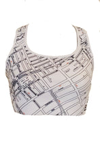 Load image into Gallery viewer, San Francisco 1971 Map Padded Sports Bra
